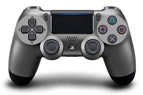 Sony DualShock 4 v2 Gamepad PlayStation 4 Negro, Acero inoxidable - Volante/mando (Gamepad, PlayStation 4, Analógico/Digital, D-pad, Hogar, Share, Inalámbrico y alámbrico, Bluetooth/USB)