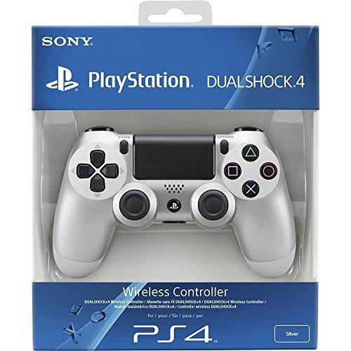 Sony - Mando Dual Shock 4, Color Plata (PlayStation 4)