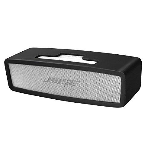 Soundlink Mini Funda, Silicona portátiles portátiles de protección bolsa caso para Bose SoundLink Mini I / II Altavoz Bluetooth (Negro)
