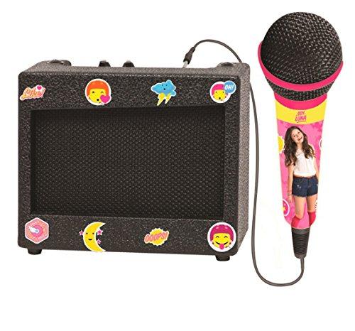 Soy Luna - Altavoz karaoke Disney con micrófono, niña (Lexibook K900SL)