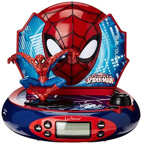 Spider Man - Radio Despertador con proyección de la Hora (Lexibook RP500SP)