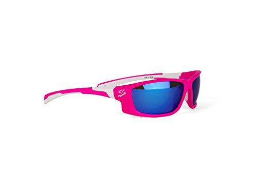 Spiuk Spicy - Gafas de Ciclismo Unisex, Color Rosa Mate/Blanco