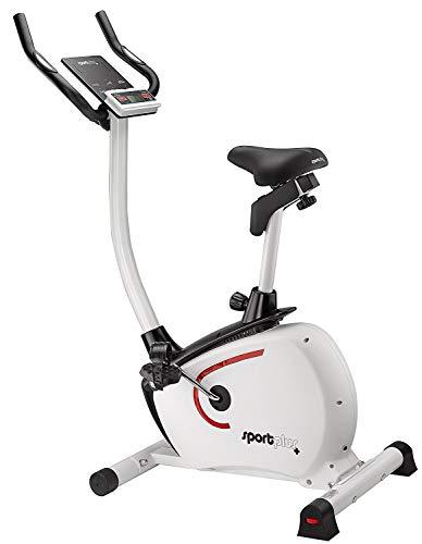 SportPlus Bicicleta Estática con Control a Través de App - Correa Para Pecho Compatible con Bluetooth - Máx Peso de Usuario 110 Kg