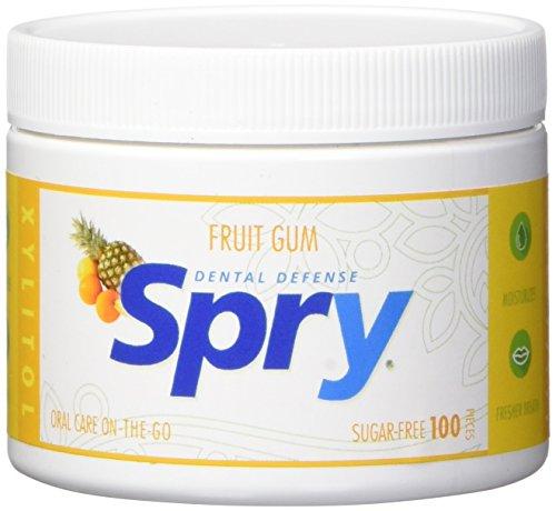 Spry Xylitol Gum Fresh Fruit 100 Count