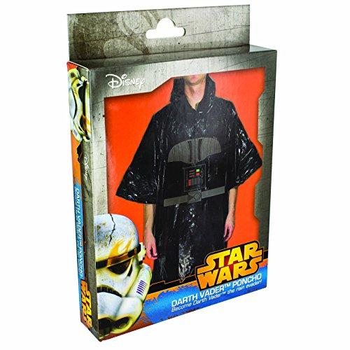 Star Wars - Disfraz poncho Darth Vader, color negro (Paladone PP2825SW)