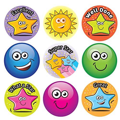 Sticker Solutions Hopping Stars and Smiles Reward Stickers (Pack of 180)