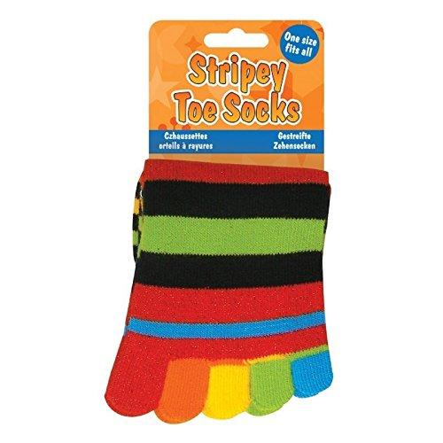 Calcetines Toe Stripey - Calcetines del arco iris , Modelos/colores Surtidos, 1 Unidad