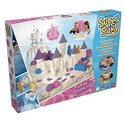 Súper Sand-83253 Disney Princess Castillo de Cenicienta, Arena Mágica para Niñas (Goliath 83253)