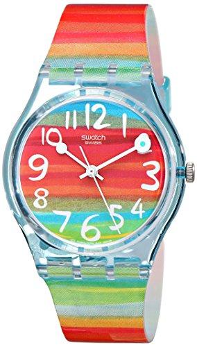 Swatch Reloj Analógico de Cuarzo para Mujer con Correa de Plástico - GS 124