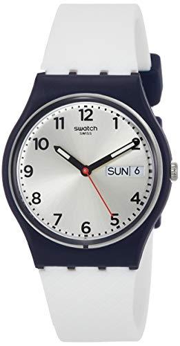 Swatch Reloj Digital de Cuarzo Unisex con Correa de Silicona - GN720