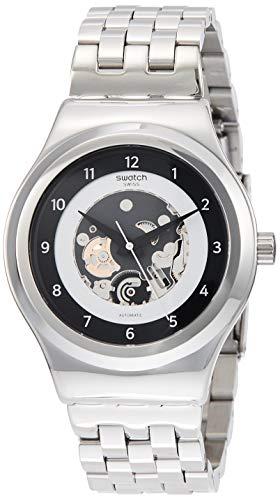 Swatch Reloj Analógico para Hombre de Automático con Correa en Acero Inoxidable YIS416G