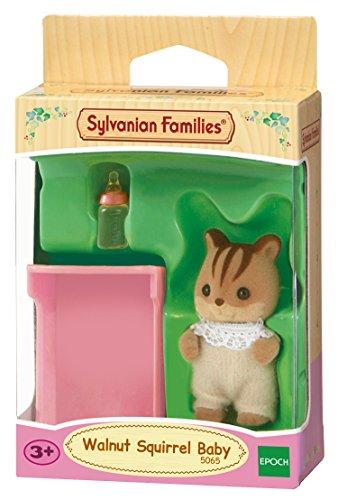 SYLVANIAN FAMILIES- Walnut Squirrel Baby Mini muñecas y Accesorios, Multicolor (Epoch para Imaginar 5065)