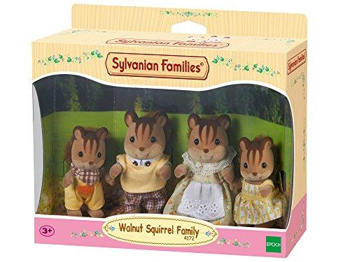 Sylvanian Families- Walnut Squirrel Family Mini Muñecas y Accesorios, Multicolor (Epoch para Imaginar 4172)