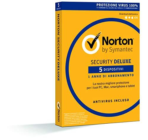Symantec Norton Security Deluxe 3.0 - Seguridad y antivirus (Caja, Full license, Android, iOS, ITA)