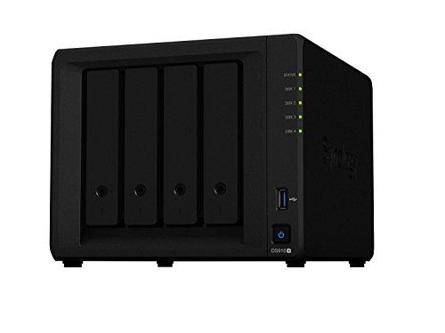 Synology DS918  NAS Escritorio Ethernet Negro - Unidad Raid  32000 GB  Unidad de Disco Duro  Unidad de Disco Duro  SSD  M 2  SATA  8000 GB  2 5 3 5  
