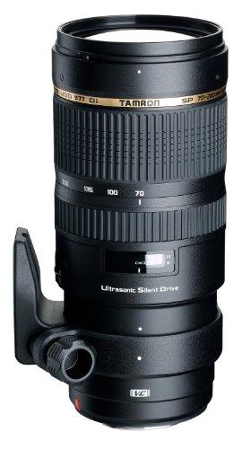 Tamron A009N SP AF 70-200 mm F/2.8 Di VC USD - Objetivo para Nikon (Distancia Focal 70-200mm, Apertura f/2.8, Zoom óptico 1.8X,estabilizador óptico, Macro, diámetro: 77mm) Negro