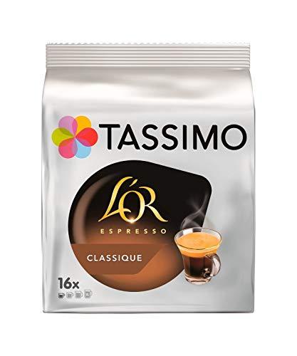 Tassimo Capsulas de café - Espresso Classic - Pack de 5 x 16 cápsulas (Total: 80 cápsulas)