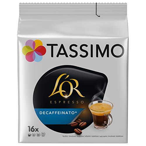 TASSIMO - Carte Noire Espresso Descafeinado (Pack de 5 x 16 Cápsulas, Total 80 Cápsulas)