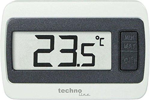 TechnoLine WS 7002 Estación de Temperatura, Blanco y Gris, 6.00x1.40x4.00 cm