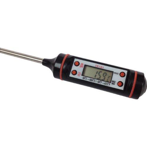 Termometro Digital con Sonda para Cocina Carne Comida Bebida Pila + Estuche 2252