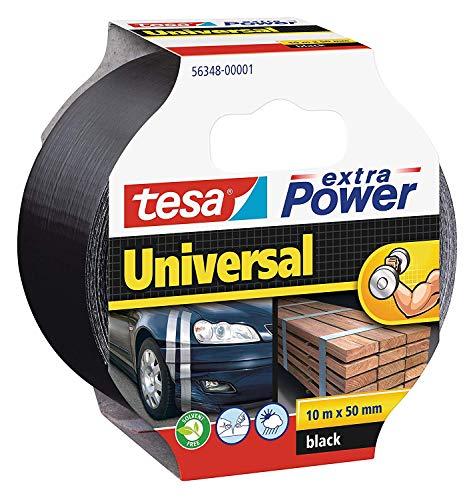 TESA 56348-00001-05 Cinta americana Extra Power UNIVERSAL 10m x 50mm negra, Standard