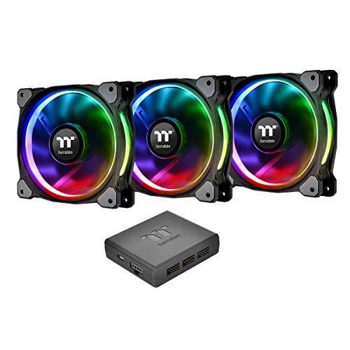 Thermaltake Riing Plus - Ventilador de PC, RGB LED, 14 x 2,5 x 14 cm