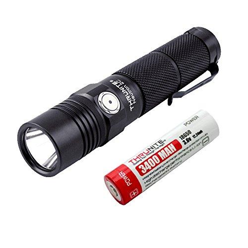 ThruNite Neutron 2C V3 Micro-USB Chargeable LED Flashlight CREE XP-L V6 LED MAX 1100 lumens with Firefly, Turbo, Strobe and Self-Define Modes Battery Included (Neutron 2C V3 Cool White)