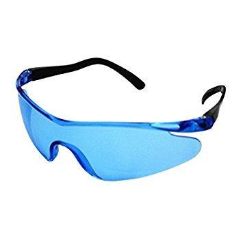 Tianu Gafas de seguridad para pistola de Nerf Gun Accesorios de plástico para niños protectores de ojos al aire libre juguetes gafas de pistola de juguete 3 colores, azul