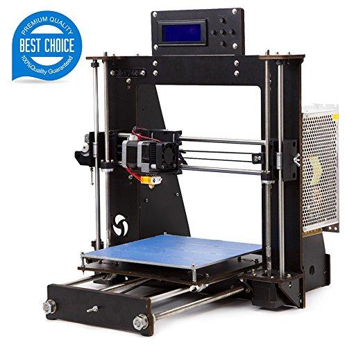 TIGTAK Inteligencia de Escritorio DIY Impresoras 3D Kits, de Madera DIY Prusa i3 kit de impresora de escritorio 3D, Alta Precisión DIY 3D Impresoras 200x200x180mm Tamaño de impresión