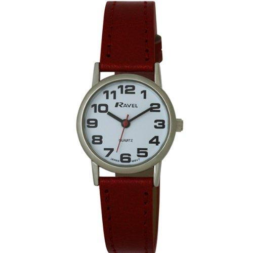 Timeline Press, LLC R0105.10.2 - Reloj de Cuarzo para Mujer, con Correa de plástico, Color Rojo