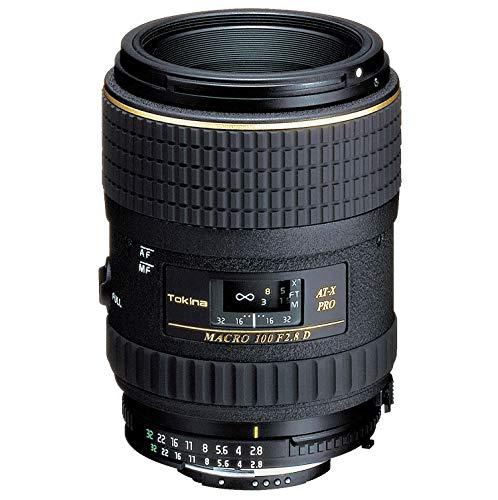 Tokina 100 mm f/2.8 ATX M Pro D Macro Autofocus - Objetivo para Nikon (Distancia Focal Fija 100mm, Apertura f/2.8-32, diámetro: 55mm) Color Negro