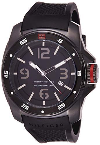 Tommy Hilfiger 1790708 - Reloj de Mujer de Cuarzo, Correa de plástico Color Negro