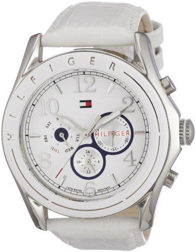 Tommy Hilfiger Watches 1781052 - Reloj de mujer de cuarzo, correa de piel, color blanco