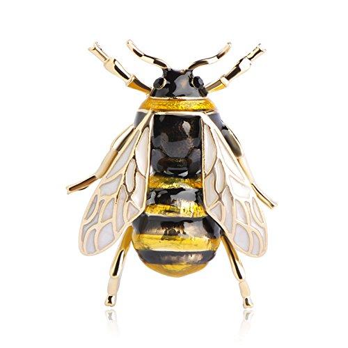 TOOGOO Cute Bee Broche de Insecto Mosca Accesorios de Ropa Broche de Esmalte