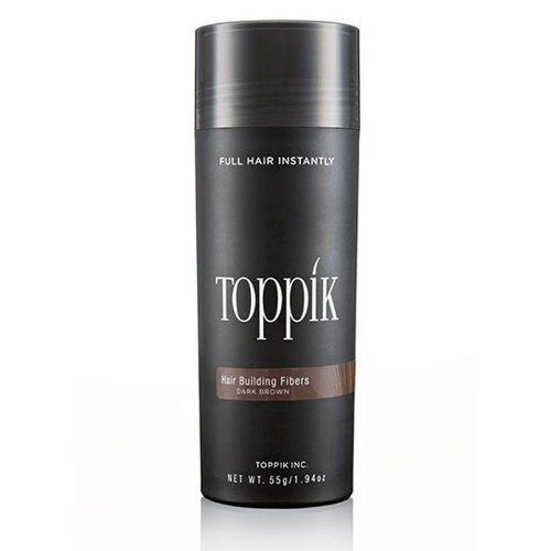 Toppik Hair Building Fibers, Giant Dark Brown, 1.94 Ounce by Toppik [Beauty] (English Manual)