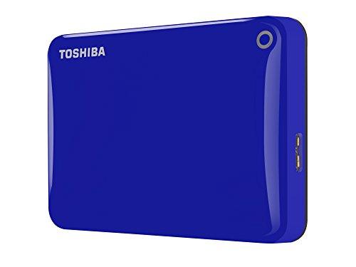 Toshiba Canvio Connect II - Disco duro externo de 2 TB (USB 3.0, 6,35 cm (2.5")), azul