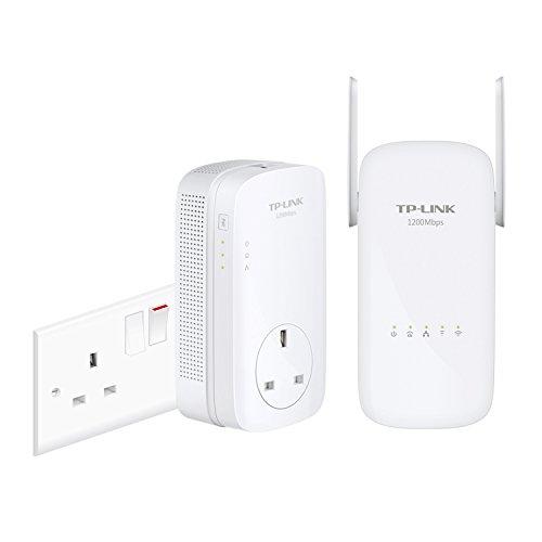 TP-LINK TL-WPA4220T KIT - Kit Powerline Extensor Universal de Cobertura Wi-Fi AV500, 2 Puertos Ethernet