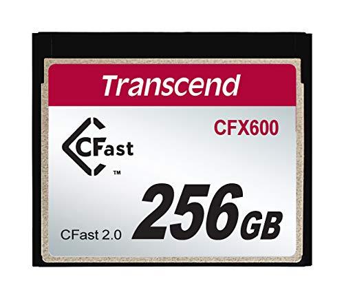 Transcend TS256GCFX600 - Tarjeta de Memoria CFast , 256 GB, 500 Mb/s