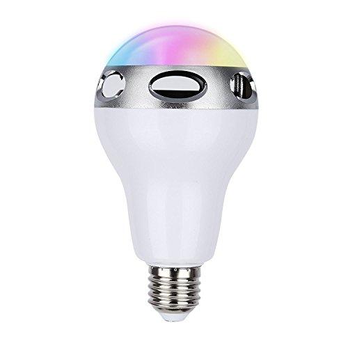 Tsing Bombilla LED Inteligente Lámpara Bluetooth 4,0 con Altavoz 16 Miliones de Colores Regulable con APP