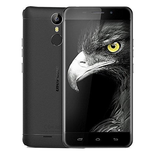 Haehne Ulefone Metal, 5,0" HD 4G Smartphone, Android 6.0 Octa Core 3GB+16GB, 5MP+13MP Duales Cámaras, Huella Dactilar Estela Inteligente, Dual SIM, Negro