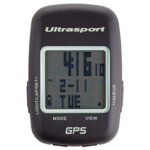Ultrasport GPS Fahrradcomputer Navbike 400 mit 2.4 GHz Brustgurt INKL USB Datenladekabel Navegador de Ciclismo Banda Pectoral, Unisex, Negro