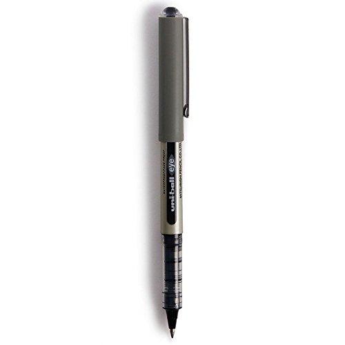 Uni-Ball UB157 - Bolígrafo de tinta líquida (punta fina, 14 unidades), color negro