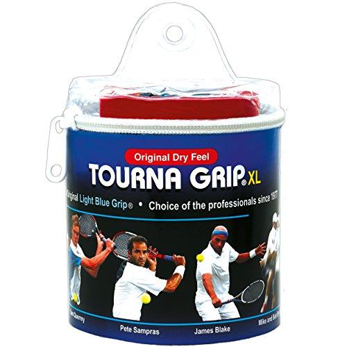 Unique Overgrip Tourna Grip Tour 30er - Mango de Raqueta de Tenis, Color Azul, Talla Standard
