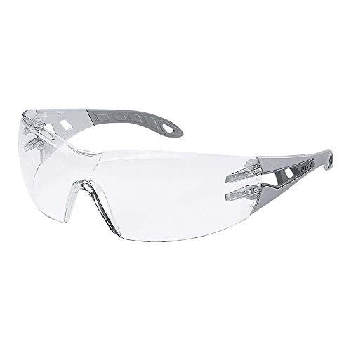Uvex Pheos - Gafas de Seguridad - Protección Laboral - Antiarañazos y Antivaho - Transparentes (anti-UV, normas EN 166 y EN 170)