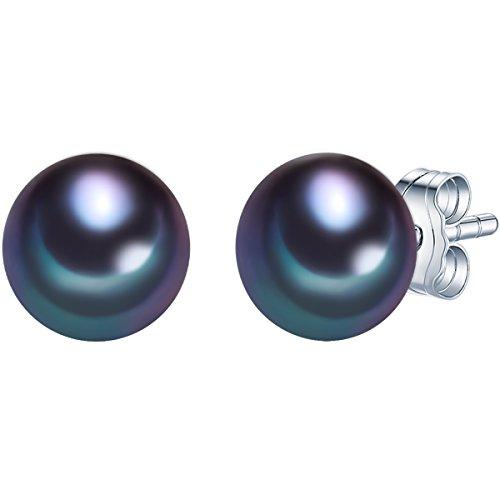 Valero Pearls - Pendientes embellecidos con Perlas de agua dulce - 925 Plata esterlina - Pearl Jewellery, Pendientes de Plata esterlina, Joyería de plata - 178850