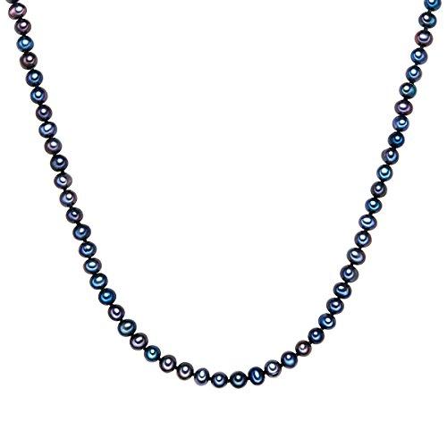 Valero Pearls - Collar de perlas embellecido con Perlas de agua dulce - Hilo de seda - Pearl Jewellery, Cadena de Hilo de seda - 340240