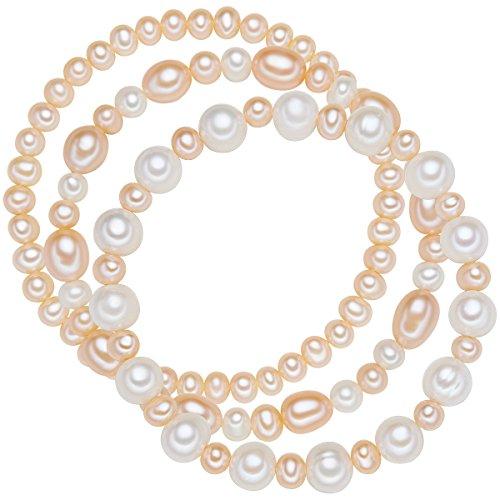 Valero Pearls - Juego de tres pulseras - Perlas de agua dulce - Pearl Jewellery - 60020048