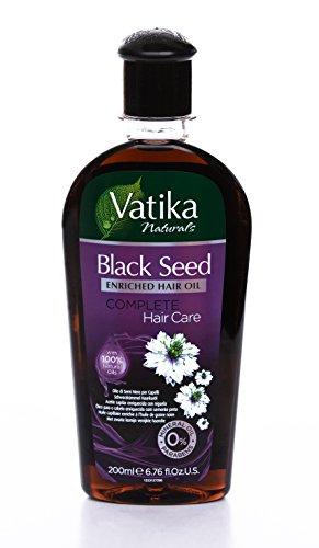 Vatika Naturals Negro de semillas enriquecida aceite en el cabello completo cuidado del cabello 200 ml