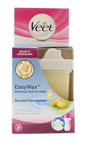 Veet - Recambio de cera para EasyWax roll-on eléctrico (para ingles y axilas, pieles sensibles, 50 ml)