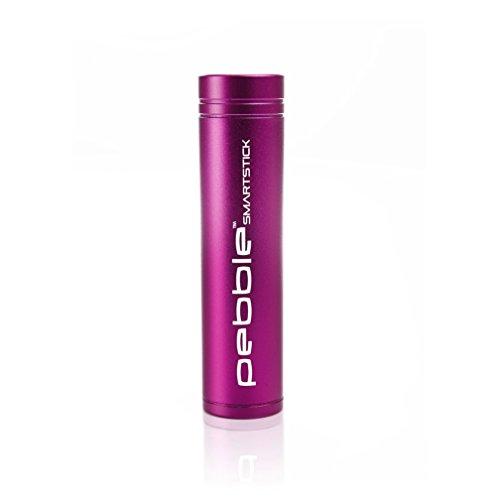 Veho Pebble Smartstick - Batería Externa portátil (2200 mAh, 5V, USB), Color Rosa